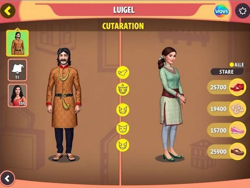 South Indian Fashion Game Wardrobe